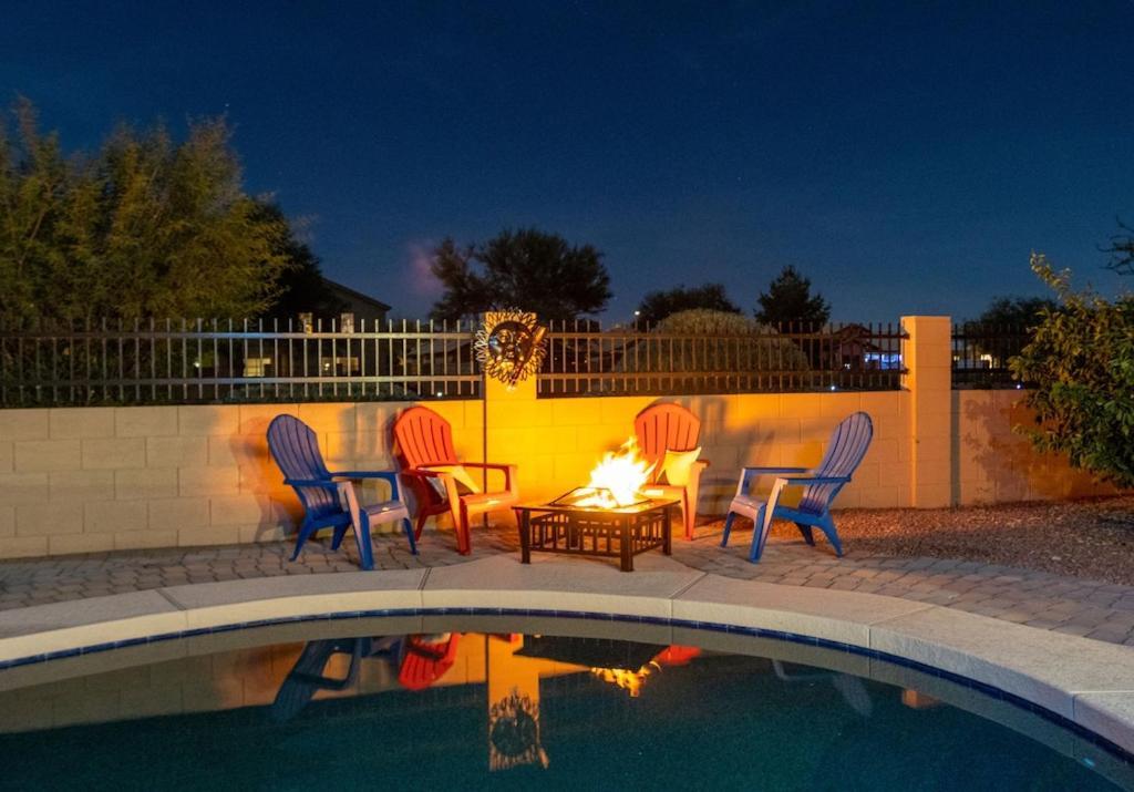 Boho Chic Arizona Villa W Pool & Mini Golf Casa Grande Exterior foto